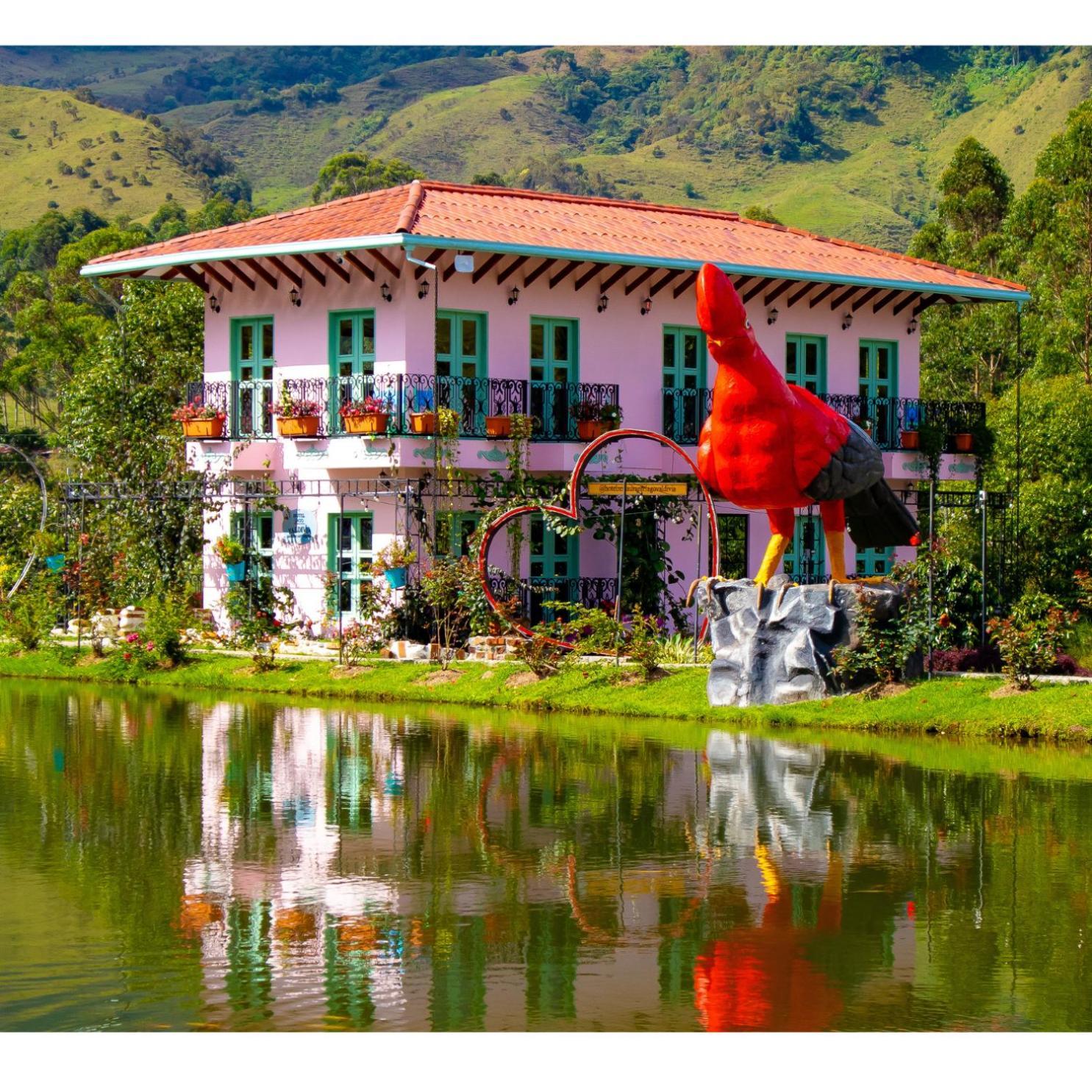 Hotel y Restaurante Lago La Valdivia Jardín Exterior foto